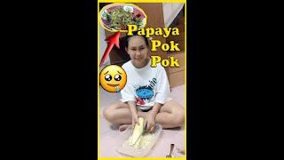 ???????? Papaya pok pok Thai no bra Thailand Hat Yai - Som Tami papaya salad