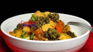 0 КАЛЛОРИЙ ем на НОЧЬ | Очень вкусный и простой рецепт СОЧНОЙ куриной грудки с брокколи на сковороде