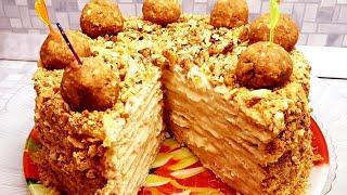 Торт НАПОЛЕОН. КЛАССИЧЕСКИЙ РЕЦЕПТ ПРИГОТОВЛЕНИЯ. Сам Наполеон Бонапарт в ШОКЕ!!! С заварным кремом!