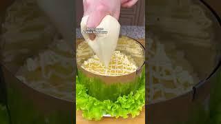 Лёгкий и очень вкусный праздничный салат с курицей #салат #рецепт #recipes #салаты