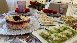 ПРАЗДНИЧНЫЙ СТОЛ НА НОВЫЙ ГОД 2023!! 5 Блюд за 1000 рублей!! МЕНЮ НА НОВЫЙ ГОД 2023