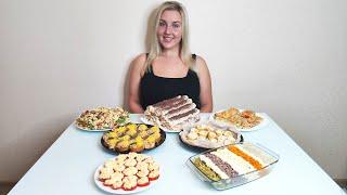 НОВОГОДНЕЕ МЕНЮ 2021. БЮДЖЕТНЫЙ СТОЛ ИЗ 7 БЛЮД ЗА 1500 р! 2 ЧАСА И ВКУСНЫЙ СТОЛ ГОТОВ!