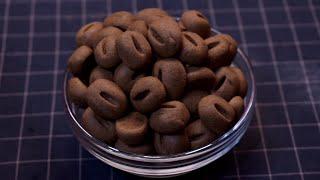 Вкус и аромат кофе! Простой рецепт печенья "Кофейные зёрна"!